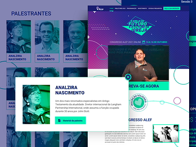 Ui for an online event website design faith ui ux volunteer