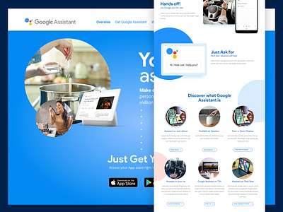 Studies for Google Assistant web interface - shot2 design ui ux