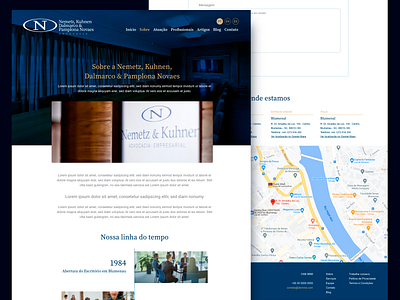 UI for law office website p2