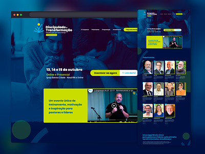 User interface for an event in Brazil design faith ui ux