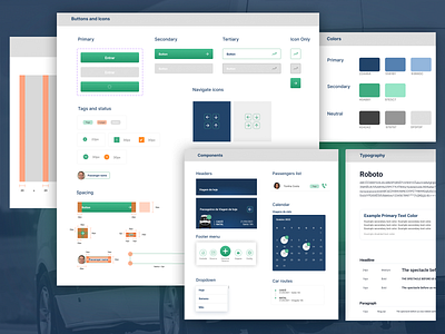 Style guide for Drive module app design ui ux