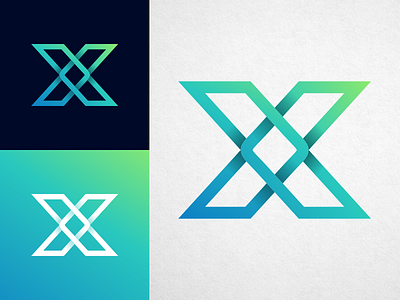 x logo dribbble awesome inspirations