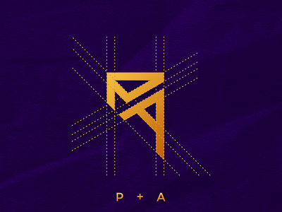 PA logo design awesome brand design brandidentity branding brandmark design elegant gold initial initial logo initials initials logo inspirations instagram letter lettering lettermark letters logo