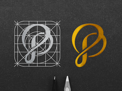 PP logo design awesome brand brand identity brandidentity branding design elegant elegant logo excellent gold initial initials inspirations letter lettering lettermark letterpress letters logo pp