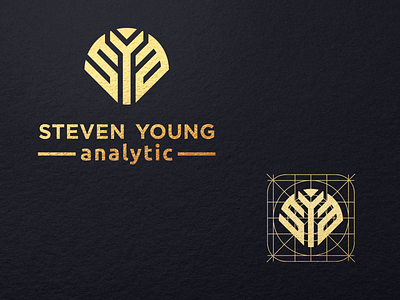 SYA logo design analytic awesome brand brandidentity branding design excellent gold initial initials initials logo inspirations letter lettering letters logo simbol simple sketch sya