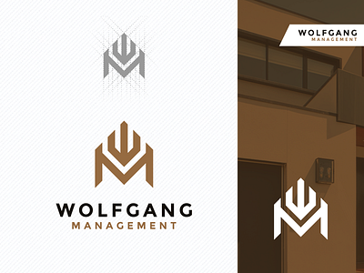 wolfgang logo design awesome brand brandidentity branding design elegant entrepreneur excellent initial initials inspirations letter lettering lettermark letters logo management marketing wm wme