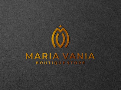 Maria Vania Logo Design awesome brand branding design elegant entrepreneur excellent gold initial initials initials logo inspirations letter lettering lettermark letters logo marketing