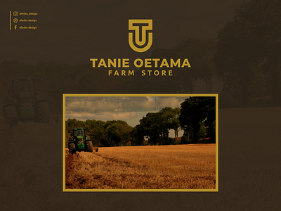 TANIE OETAMA LOGO DESIGN awesome awesome logo brand identity brandidentity branding business card design excellent farm fashion initial initials inspirations letter lettering letters logo tu