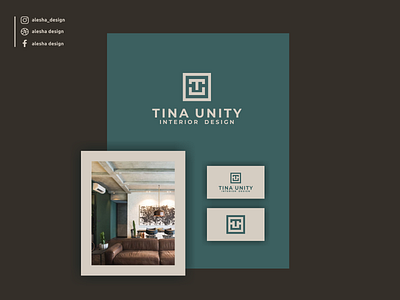 TINA UNITY interior Design logo design awesome awesome logo brand identity branding business card clothing design elegant excellent initial initials initials logo inspirations letter lettering lettermark letters logo tu ut