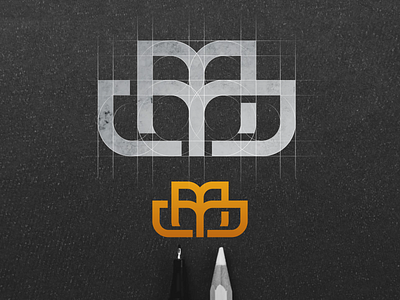 elegant mm logo design
