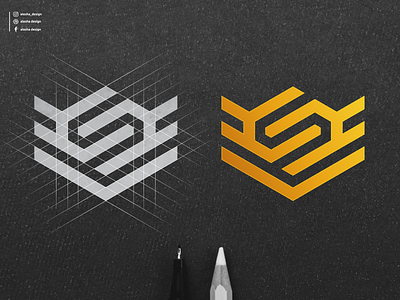 SV logo design design alesha design apparel awesome behance design dribbble elegant excellent initial initials initials logo inspirations lettermark letters logo pinterest sv typography vector vs