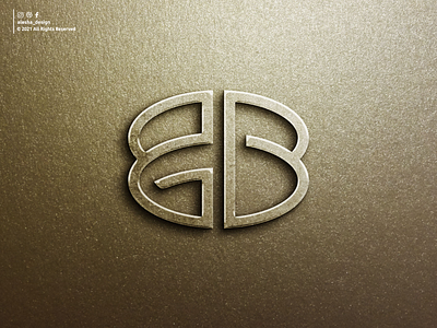 GB LOGO DESIGN abstract alphabet business company concept creative design gb icon illustration initial letter logo logotype modern monogram sign simple symbol vector