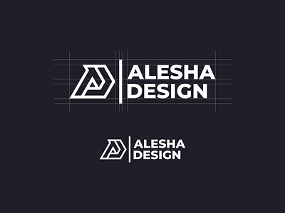 alesha design logo design