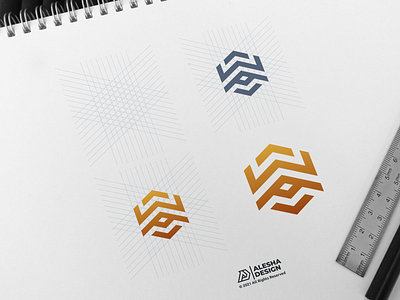 wa logo design alesha design awesome behance branding company creative design dribbble initial initials inspirations letter lettermark letters line art logo modern person personal wordmark