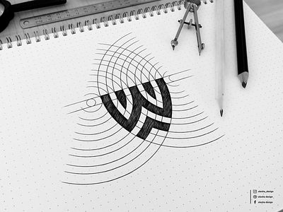 W LOGO DESIGN abstract alesha design alphabet brand business company concept design font icon identity initial letter logo logotype sign sketch symbol vector w