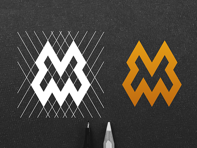 M LOGO DESIGN alesha design awesome behance design dribbble elegant excellent grid initial initials inspirations instagram letter lettermark letters logo m pinterest sketch vector