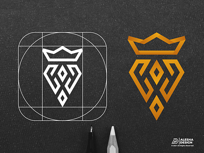 awesome diamond logo design