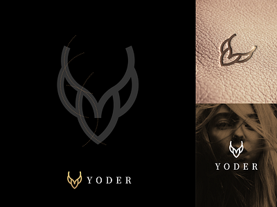 YoDer Logo design alesha design apparel awesome deer design dribbble dual meaning duoble meaning fashion initial initials inspirations lettermark line art logo monogram negative space pinterest tshirt y