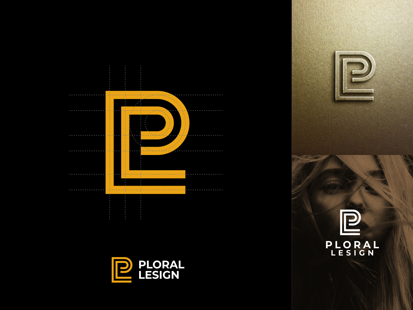 PL logo design by alesha design on Dribbble