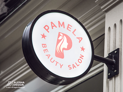 Pamela Beauty Salon Logo Design