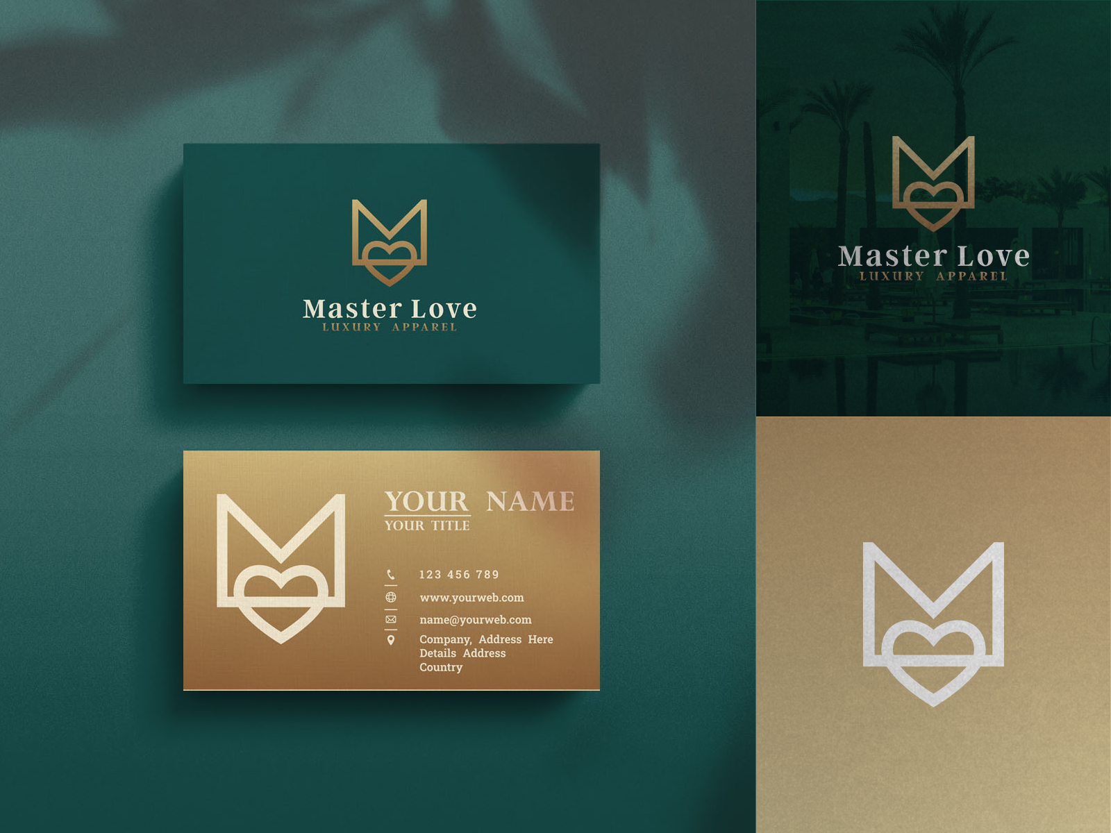 Ma letter logo design initial letters Royalty Free Vector