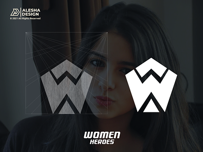 Women Heroes Logo Design