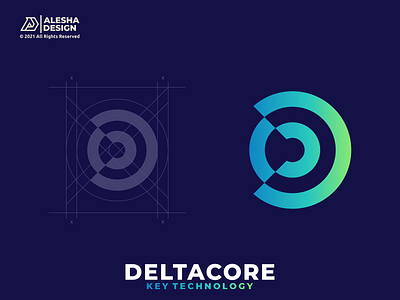 DELTACORE Logo Concept