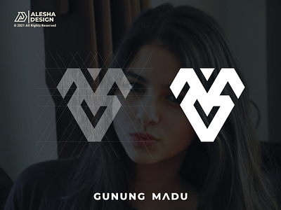 GUNUNG MADU Logo Concept agency apparel awesome branding design gm graphic design grid grids icon initial initials inspirations letters logo mg monogram symbol typography wordmark