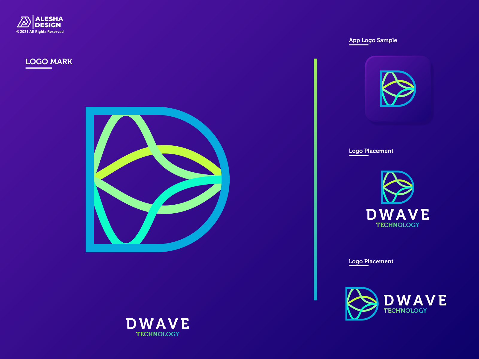 DWave Technology Logo Design by alesha design on Dribbble