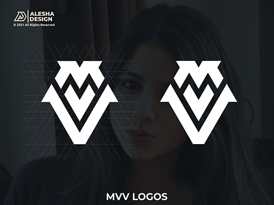 MVV monogram Logo Design