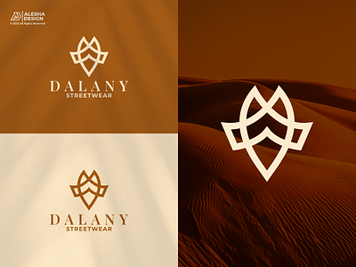 Dalany Logo Design awesome beauty branding design elegant flower icon illustration initial initials inspirations jewelry letters logo luxury modern monoline unique vector women