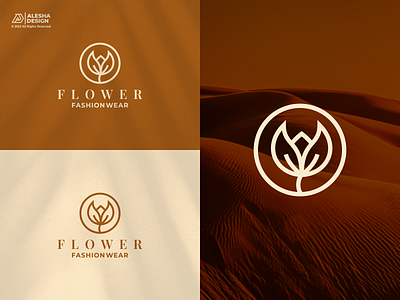 Flower Logo Design awesome beauty branding design elegant flower flowers icon initial initials inspirations jewelry letters logo luxury modern monoline rose unique vector