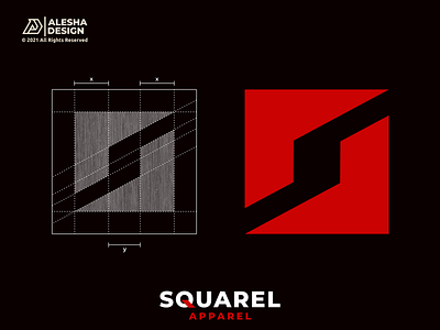 Squarel Logo Design!!! alphabet business company corporate creative design graphic icon illustration letter logo logotype modern monogram s shape sign symbol templete vector