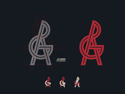 RPG Logo Design! alphabet business company creative design graphic grid icon initials letter line logo logo design logotype monogram signmodern symbol typography vector