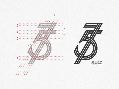 57 or 75 Logo Design