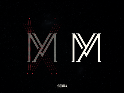 YM Logo Design. brand branding design icon ilustration initials letter lettering letters logo m monogram my symbol vector y ym