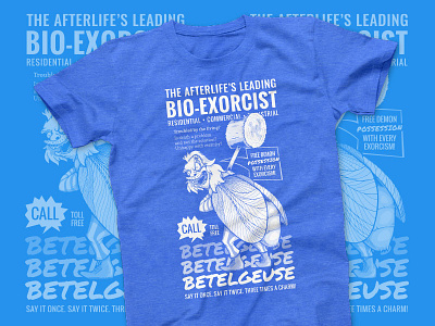 Betelgeuse beetlejuice betelgeuse brand branding design drawing horror illustration monster print scifi shirt typography vector
