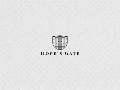 WIP - Logo Design branding design gate hope icon identity logo mark type face typography