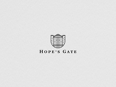 WIP - Logo Design branding design gate hope icon identity logo mark type face typography