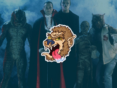 Wolfman Sticker