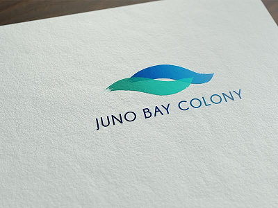Juno Bay Logo brand design font icon id logo mark print type