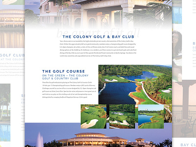 Amenities Page amenities clean clubhouse design golf homepage nav services ui ux website