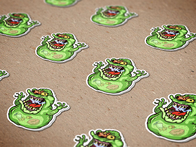 Zombie Slimer Stickers!