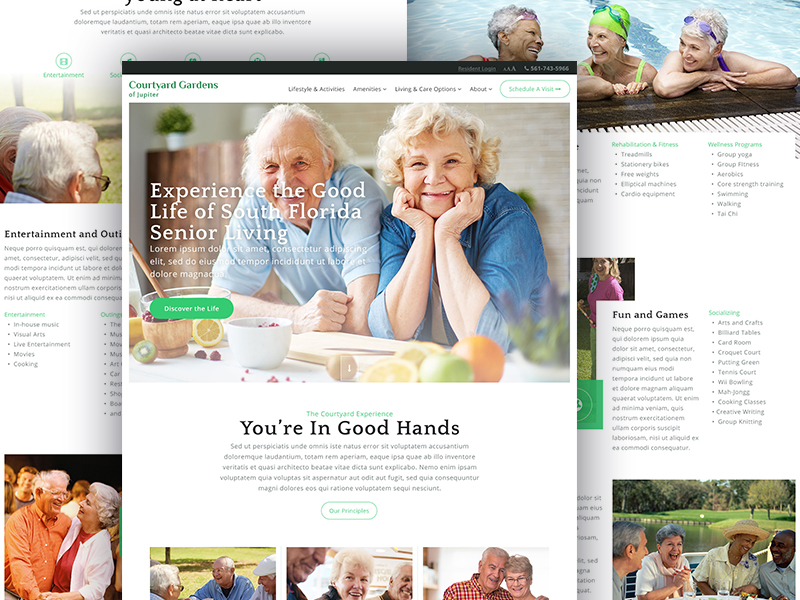 assisted living photoshop template download