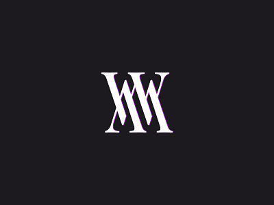 WM Monogram brand classy clean design id logo luxury m mark monogram w
