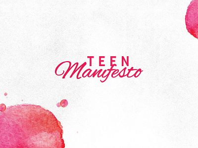 TM brand design font id logo logotype manifesto mark teen type