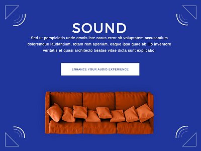 Sound audio automation dynamic home homepage sound theater ui web website