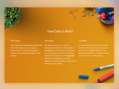 How Does It Work? design edu education home homepage how ui university ux web website