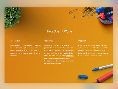 How Does It Work? design edu education home homepage how ui university ux web website