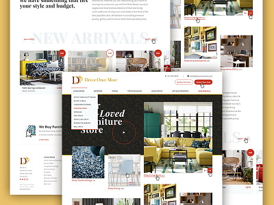Furniture clean design furniture home homepage page ui web website